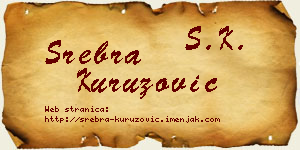 Srebra Kuruzović vizit kartica